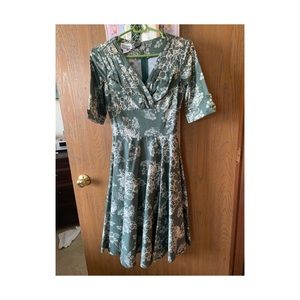 Unique Vintage 1950s style Delores swing dress